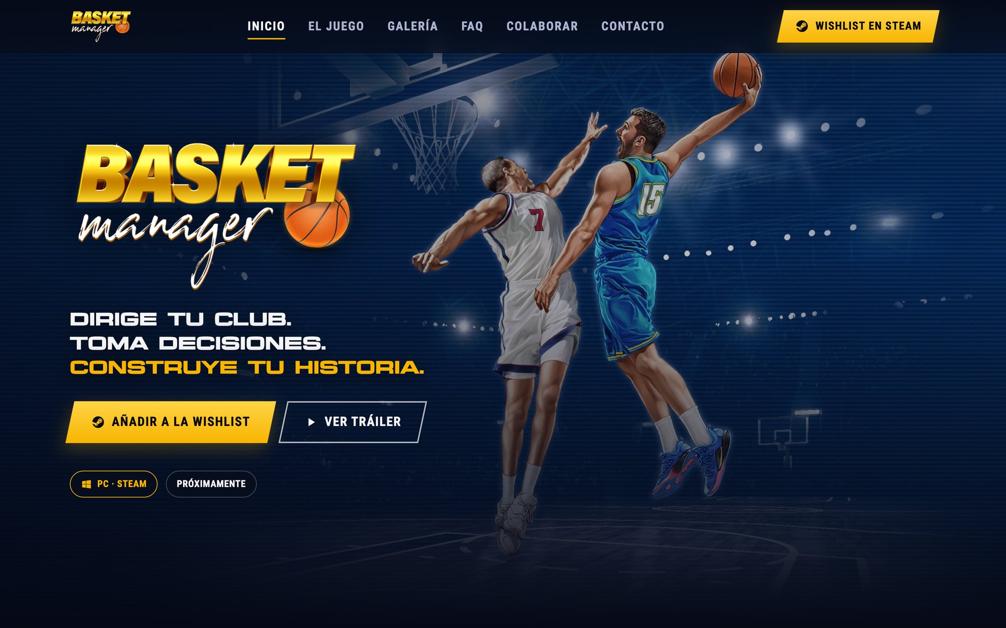 Web de Basket Manager
