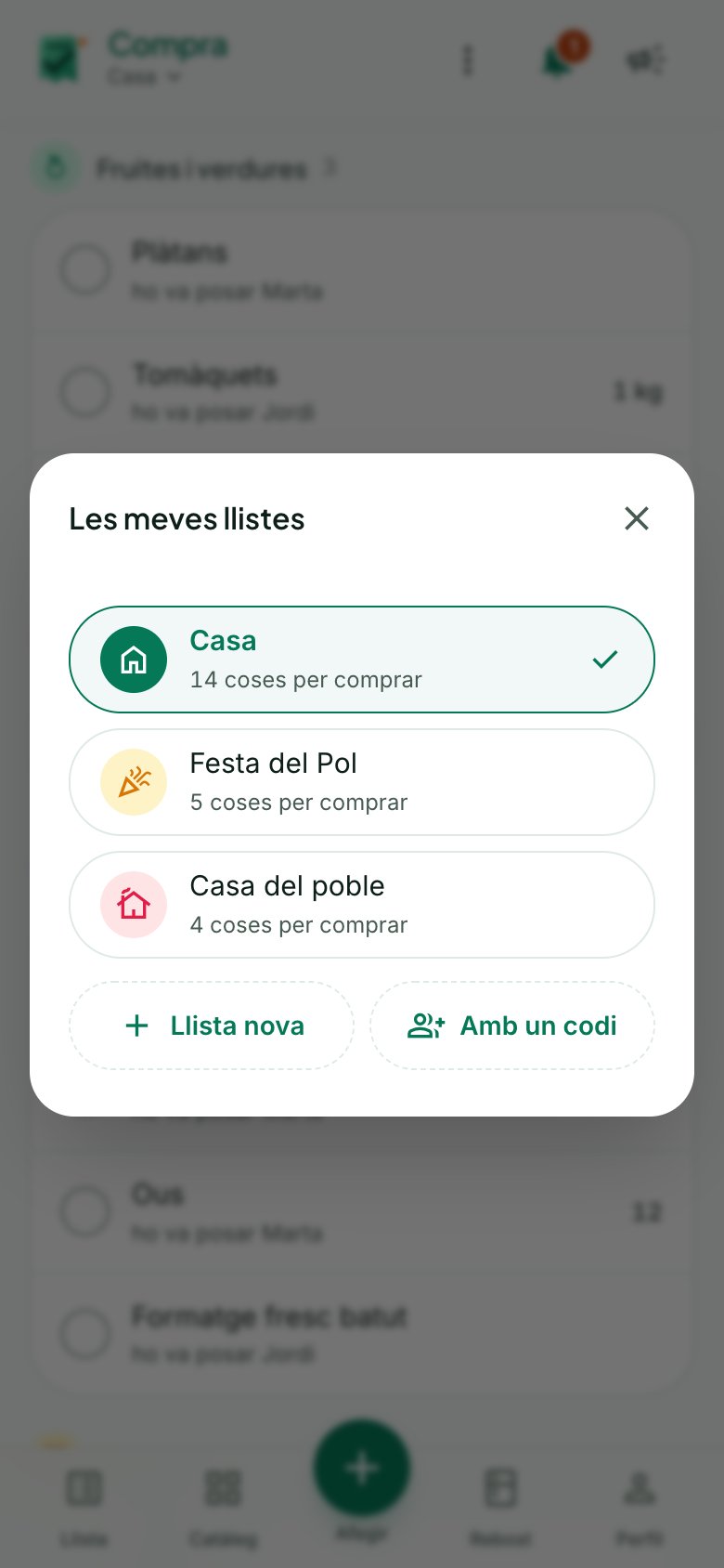 Les meves llistes
