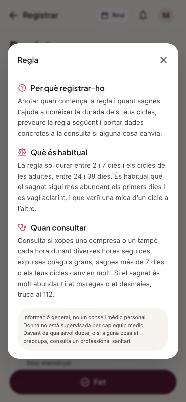 Fitxa d'una categoria
