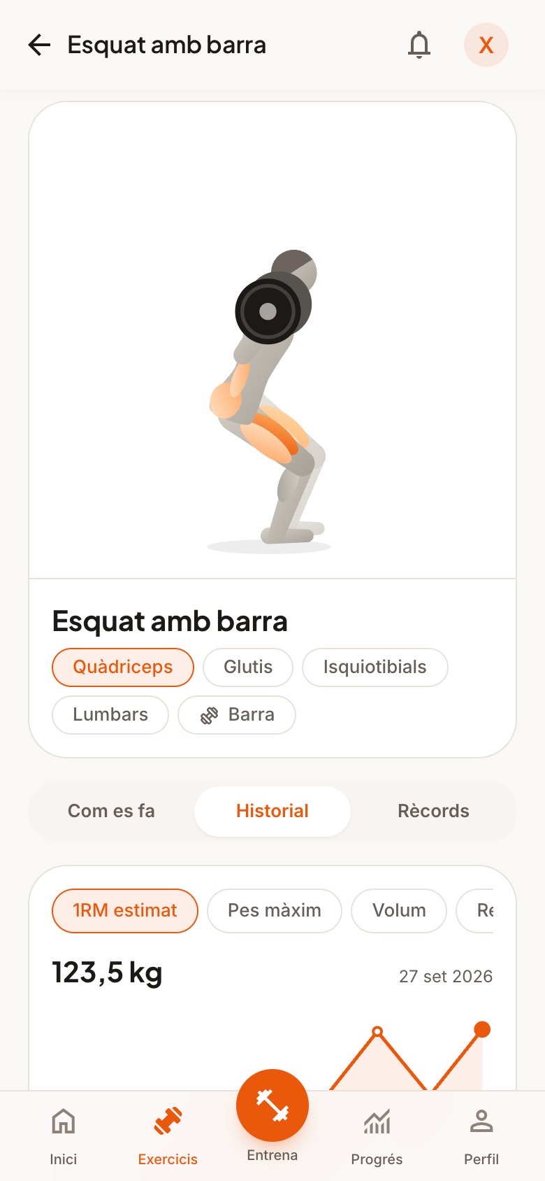 Evolució d’un exercici