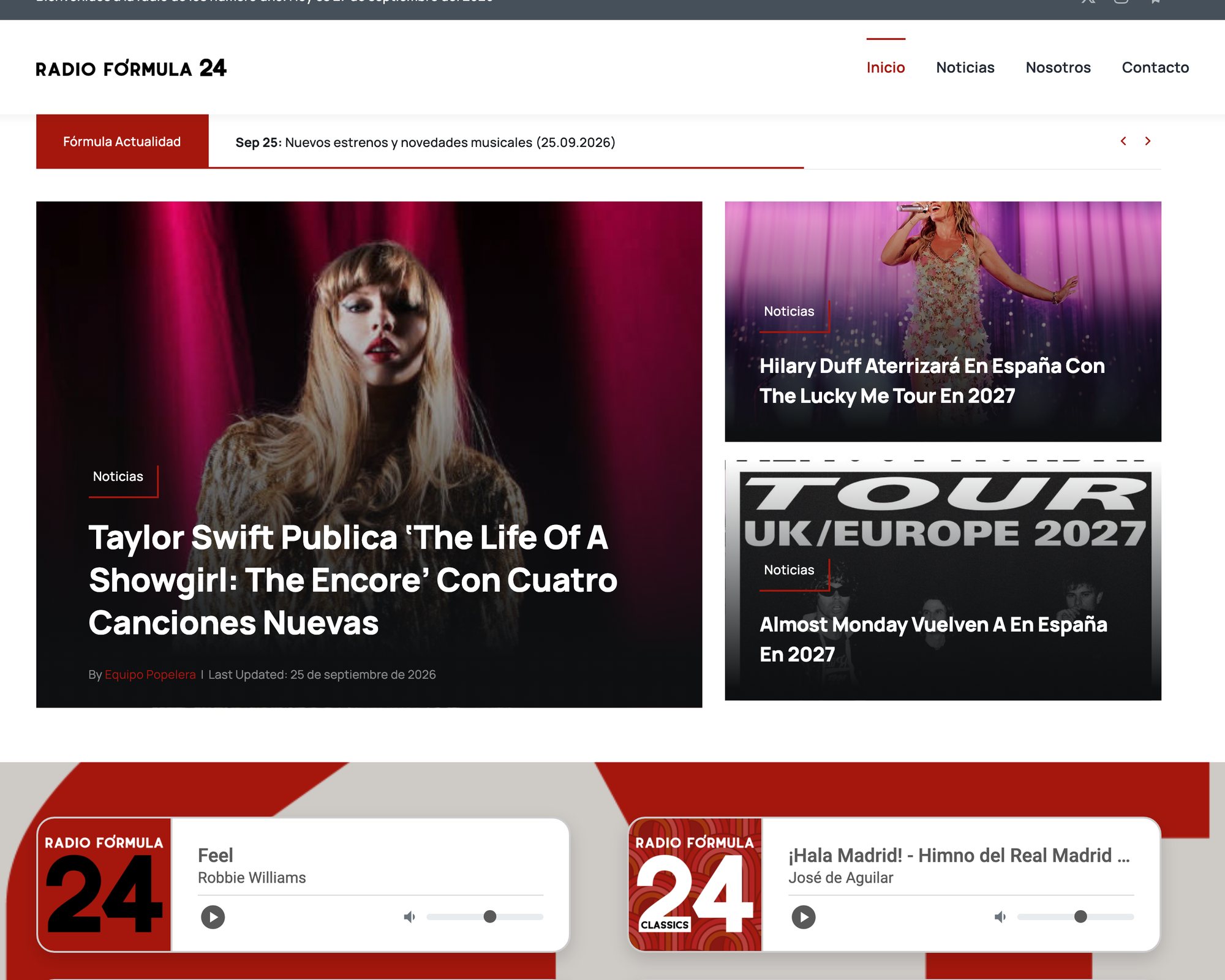 Portada de Radio Fórmula 24
